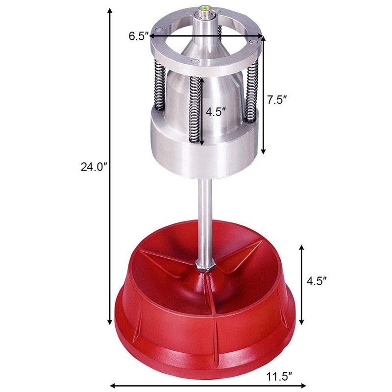 Hkysnoa Portable Bubble Wheel Balancer with Bubble Level Static Balancing Machine Tire Changer Auto Car Wheel Repair Balancer - Image 3